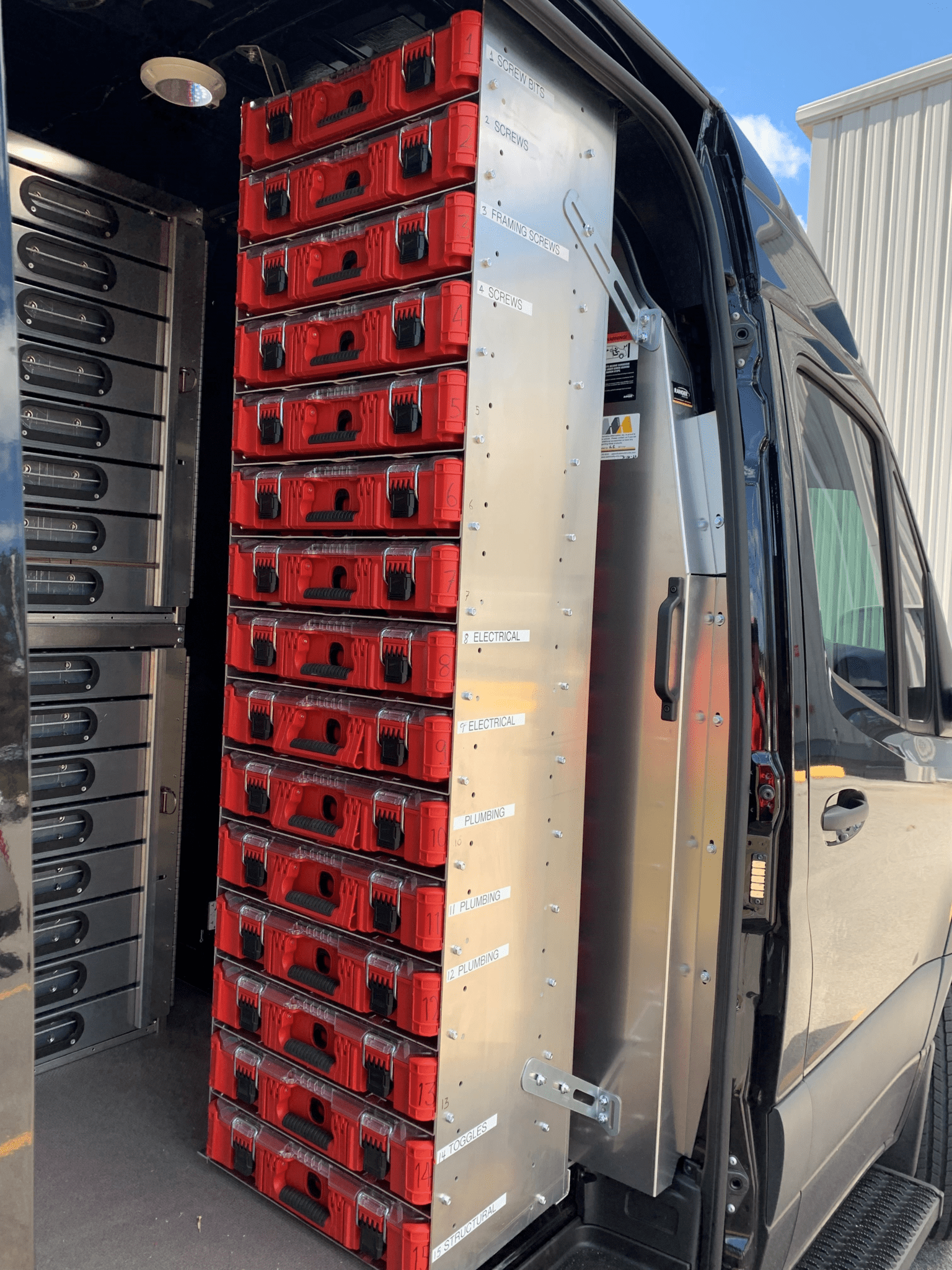 Work Truck & Van Shelving and Storage Bins