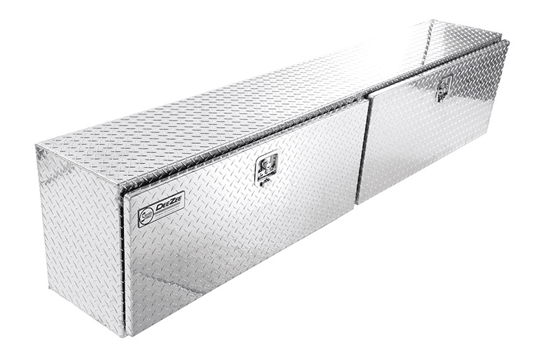 Dee Zee Topside Bedrail Truck Tool Box; Silver Aluminum - DZ67 