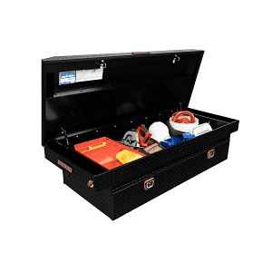 Weather Guard Single Lid Crossover Truck Tool Box; Gloss Black - 117-05-03  - American Automotive Aftermarket, Inc.